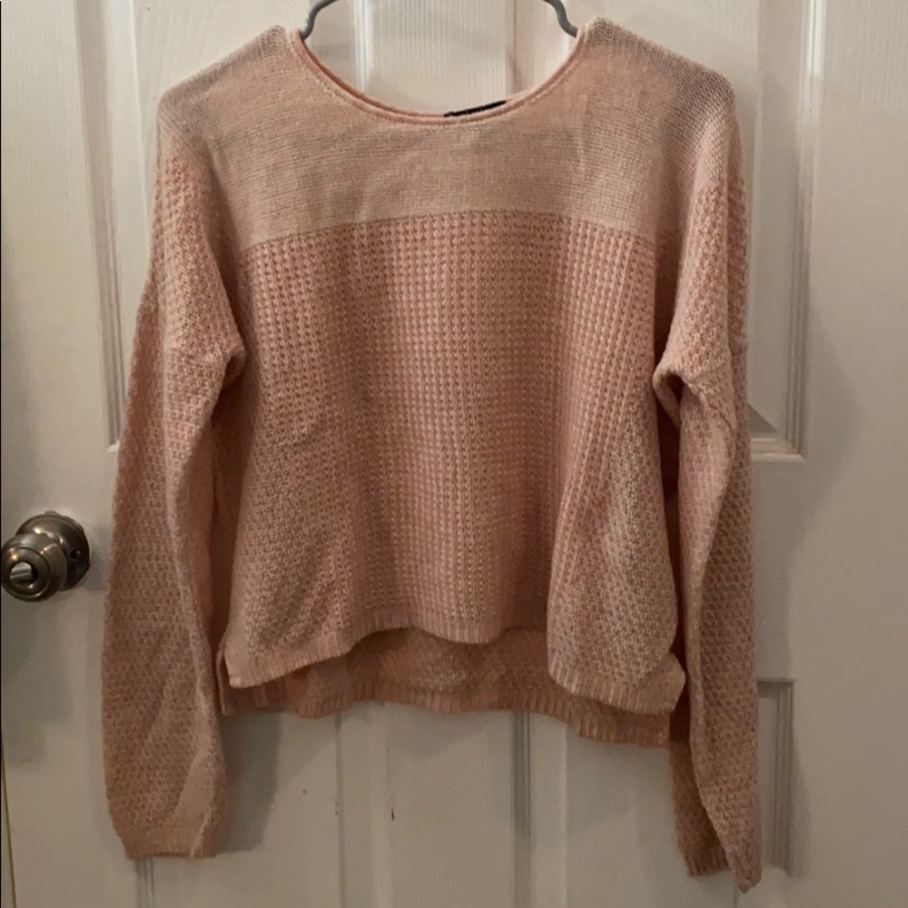 Pink Long Sleeve Sweater